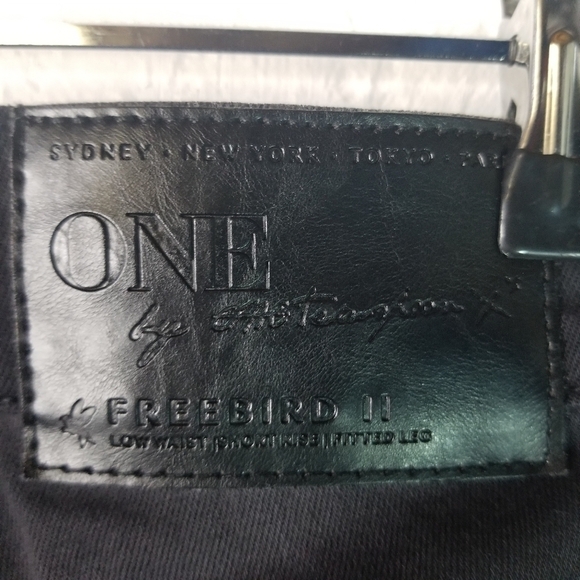 One Teaspoon Freebird II low rise black distressed skinny jeans - Picture 9 of 11